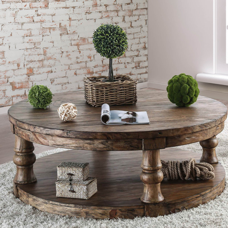 Gracie Oaks Amstel Farmhouse Coffee Table & Reviews Wayfair
